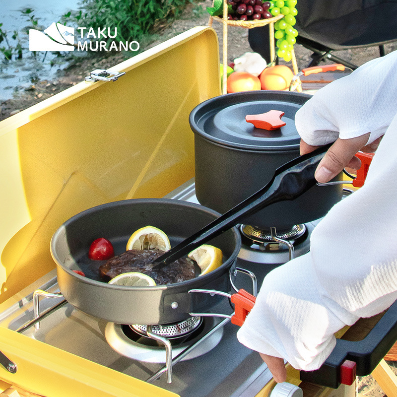 Camping Cookware Set Outdoor C - Camping Cooking Table With Storage 评论和价格