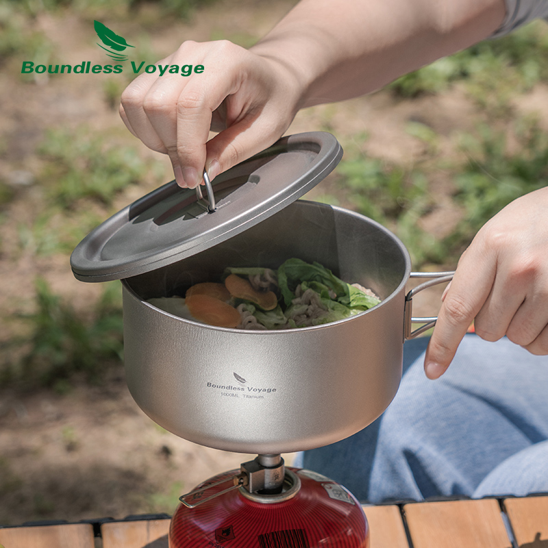 Boundless Voyage Titanium Camp - Camping Cooking Pot Set 评论和价格