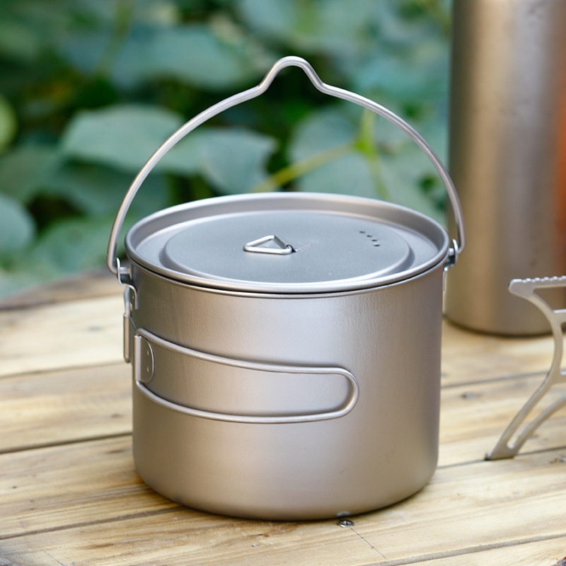 Outdoor Hanging Soup Pot Large - Camping Cooking Pot Large 评论和价格