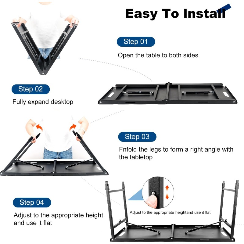 Camping Table Adjustable Foldi - Camping Cooking Table 评论和价格