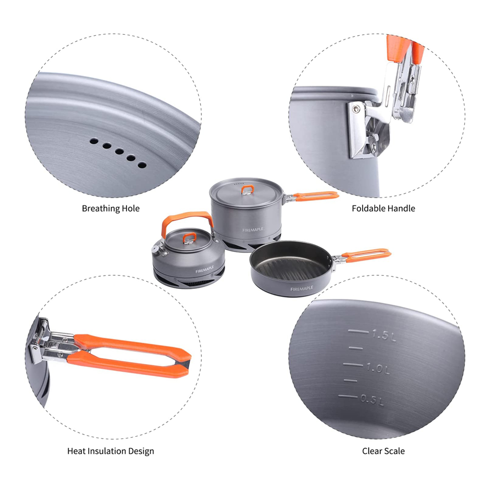 Fire Maple Camping Cookware Ut - Camping Cooking Pots And Pans 评论和价格