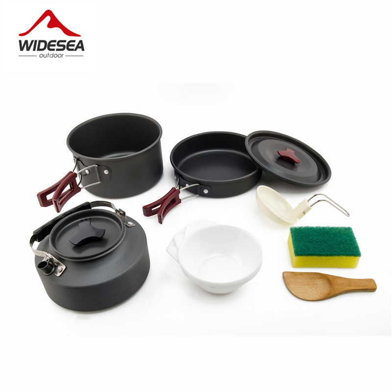 Widesea Camping Cookware Set O - Camping Cooking All In One 评论和价格