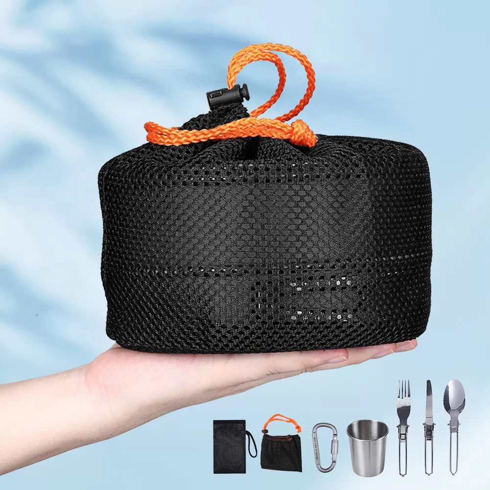Camping Cookware Kit Kettle Po - Camping Cooking Pot Set 评论和价格