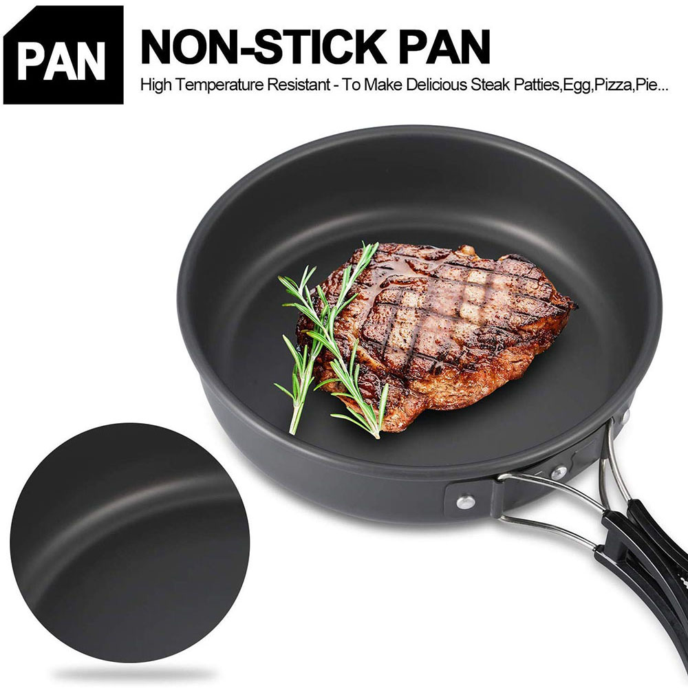 Outdoor Camping Cookware Set M - Camping Cooking Pot Set 评论和价格