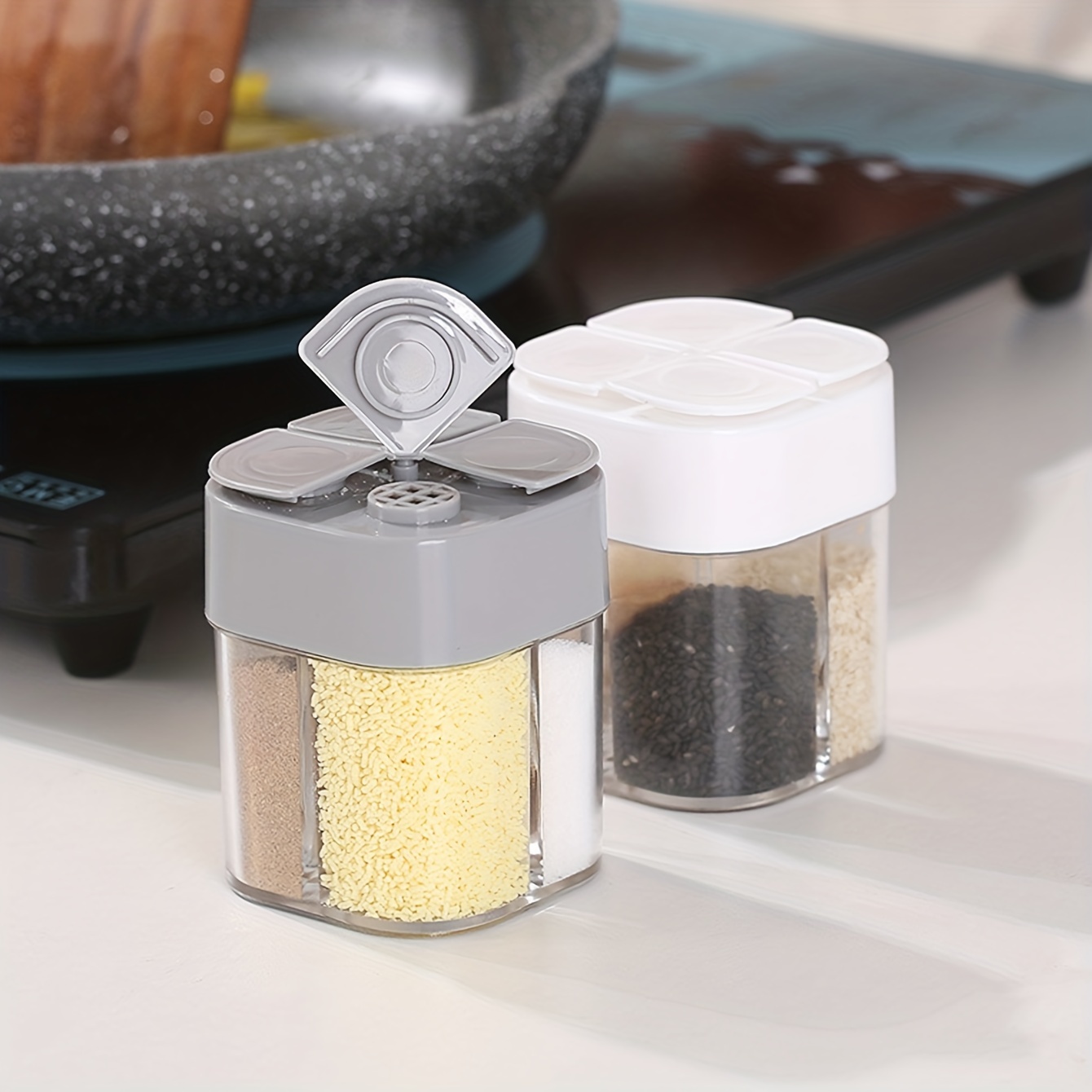 4in1 Camping Seasoning Shaker  - Camping Cooking Container 评论和价格