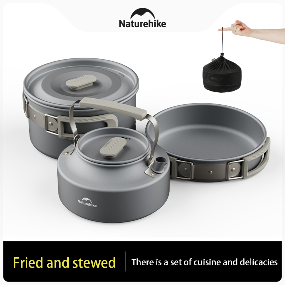 Naturehike Outdoor Pot Set,Cam - Camping Cooking Pot Set 评论和价格