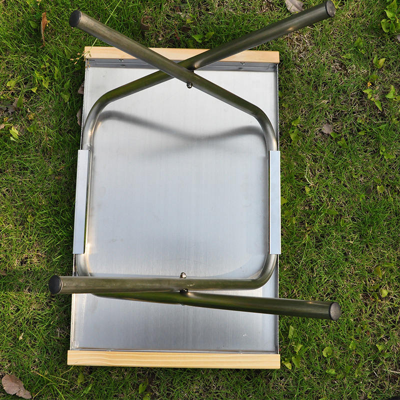 Outdoor Portable Stainless Ste - Camping Cooking Table With Storage 评论和价格