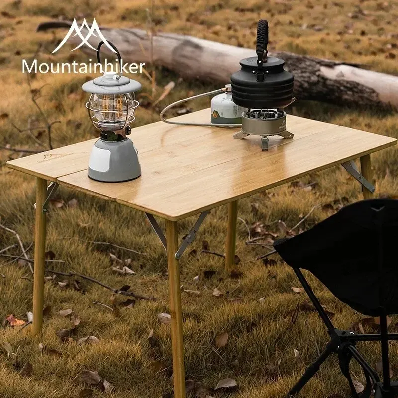 MOUNTAINHIKER 2/3 Bamboo Foldi - Camping Cooking Table 评论和价格