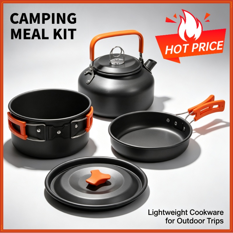 Camping Cooking set Camping Co - Camping Cooking Pots And Pans 评论和价格